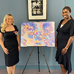 Lisa And Michelle With Artwork 150X150px